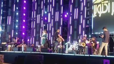 هايدي موسي تتألق بكوكتيل من أغاني شيرين في إحتفالات ذكرى أكتوبر بالعريش 