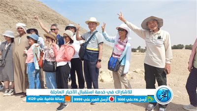 هرم هوارة يتفوق على المناطق الأثرية بزيادة أعداد الأفواج السياحية (صور)