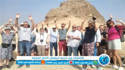 هرم اللاهون بالفيوم يستقبل أفواجا سياحية من ألمانيا وإيطاليا (صور)