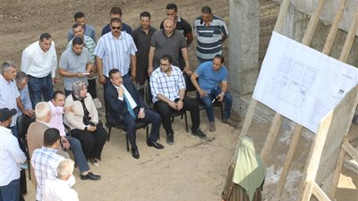 بتكلفة 250 مليون جنيه.. محافظ المنوفية يتفقد محطة صرف بهناي