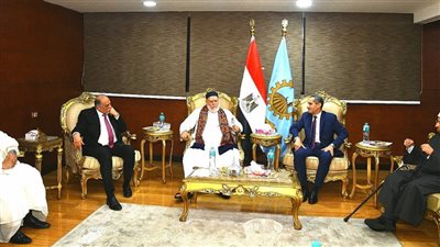محافظ الغربية يستقبل مستشار رئيس الجمهورية للشئون الدينية والمفتي السابق (صور)