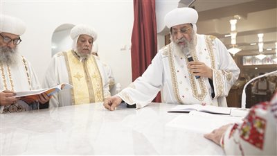 البابا تواضروس الثاني يدشن كنيسة البشارة بميلانو