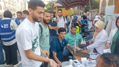 لطلاب الإسكندرية.. نقاط التبرع بالدم لصالح الشعب الفلسطيني 