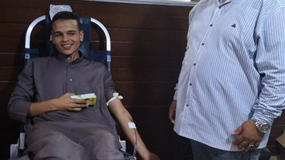 شباب المنوفية يحتشدون للتبرع بالدم لأشقاىنا الفلسطنيين (فيديو)