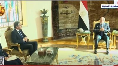 عاجل| الرئيس السيسي يلتقي وزير الخارجية الأمريكي