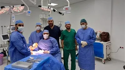 مستشفى الخانكة التخصصي تجري جراحة استئصال 