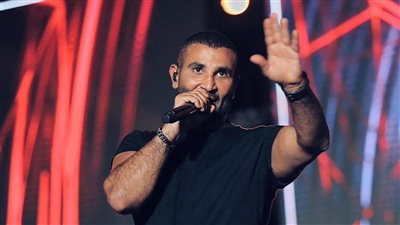 أحمد سعد على أغنية 