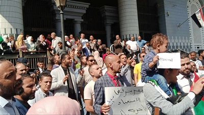 تنديدا بجرائم المحتل.. وقفة لمحامين الإسكندرية تضامنا مع الشعب الفلسطيني (صور)