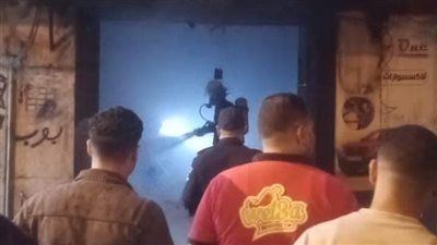 عاجل.. اندلاع حريق هائل داخل محل بالعياط