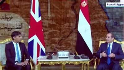 عاجل| رسائل مهمة من الرئيس السيسي بشأن قطاع غزة في حضور رئيس وزراء بريطانيا