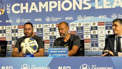 نونو سانتو يعلق على مباراة الاتحاد أمام القوة الجوية بدوري أبطال آسيا