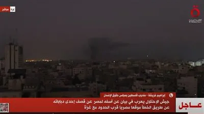 المتحدث العسكري يكشف تداعيات سقوط شظايا قذيفة إسرائيلية على برج مراقبة مصري