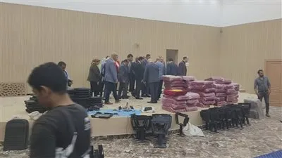 وزير الشباب ومحافظ الدقهلية في جولة تفقدية بنادي جزيرة الورد (صور) 