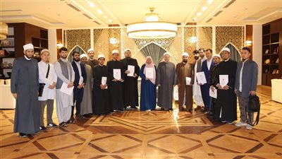 مفتي الجمهورية يشهد تخريج الدفعة 15 من البرنامج التدريبي لتأهيل الوافدين على الإفتاء