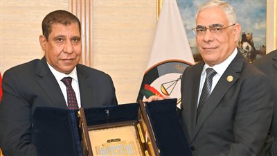 النائب العام يستقبل رئيس مجلس الدولة لتهنئته بتوليه مهام منصبه الجديد