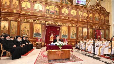  البابا تواضروس: الأنبا أثناسيوس كان هادئًا محبًّا للسلام.. وننتظر وصول جثمانه الأسبوع المقبل