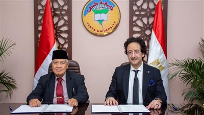 توقيع اتفاقية تعاون بين جامعتي طنطا والسلام كونتور الإندونيسية (صور)