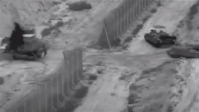 شاهد| فيديو يرصد توغل عناصر جيش الاحتلال بريا في قطاع غزة