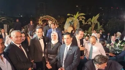 نجوم الفن يشعلون الأجواء في حفل زفاف ابنة طارق علام