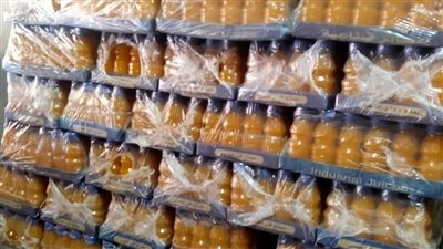 ضبط 23 ألف عبوة مشروب صناعى للأطفال مجهول المصدر في الغربية