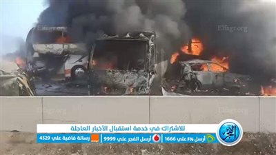 الصور الأولى لحادث البحيرة المروع بوادي النطرون