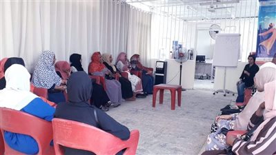ورش توعوية ودعم نفسي للوافدات السودانيات بمركز شباب أرض اللواء