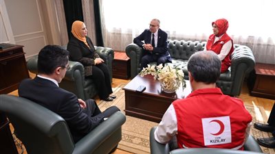 القباج تستقبل محافظ ورئيس هيئة الكوارث والطوارئ بدولة تركيا 