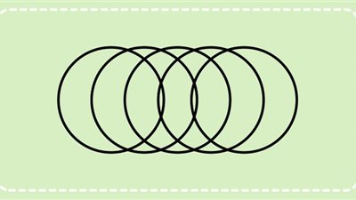 لغز صعب..اختبر قوة ملاحظتك..كم عدد الدوائر الموجودة في الصورة