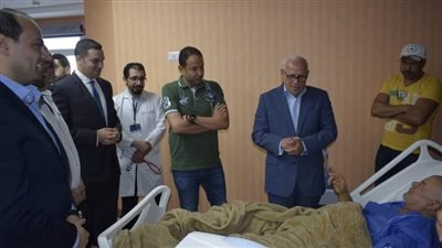 محافظ بورسعيد يتفقد مستشفى النصر التخصصي لمتابعة مستوي الخدمات 