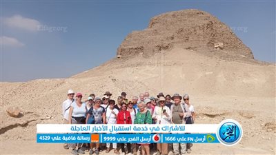 هرم اللاهون يستقبل أفواج سياحية من هولندا وبلجيكا (صور)