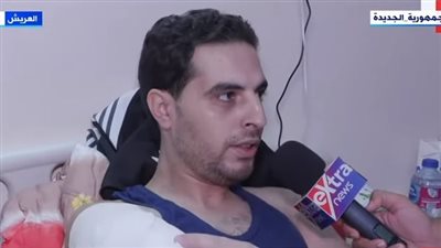 أحد الجرحى الفلسطينيين بمستشفى العريش: 
