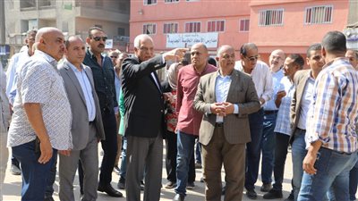 محافظ الجيزة يتفقد أعمال تطوير الشوارع المحيطة بمحطات مترو الأنفاق بالخط الثالث