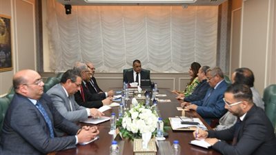 وزير الإنتاج الحربي يلتقي مسؤولي شركة 