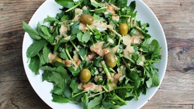 طريقة عمل سلطة الجرجير.. التبولة