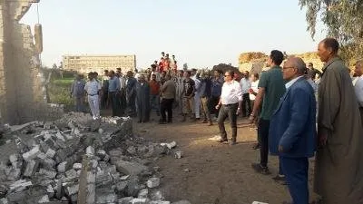 إزالة 90 حالة تعد بالبناء في الدقهلية