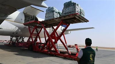 مغادرة الطائرة الإغاثية السعودية الثانية لإغاثة الشعب الفلسطيني في قطاع غزة