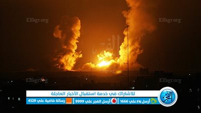 غارات إسرائيلية مكثفة على قطاع غزة 