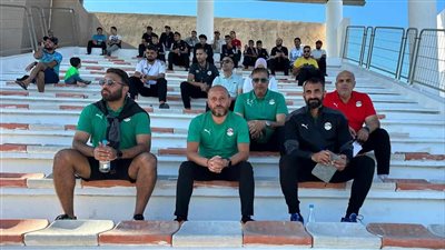 جهاز منتخب الشباب يتابع مباراة ليبيا والمغرب بملعب الكرم في افتتاح بطولة شمال إفريقيا