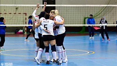 سيدات طائرة الزمالك يهزمن 6 أكتوبر 3-صفر في الدوري