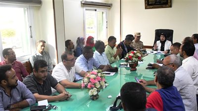 اجتماع تنسيقى لخطة الطب الوقائى لمواجهة أى سيول أو أمطار بأسوان