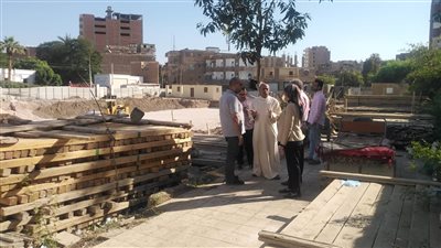 وكيل صحة قنا يتابع الإنشاءات بمستشفى الرمد الجديدة