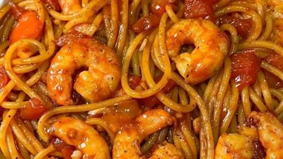 بأكثر من وصفة..طريقة تحضير المكرونة بالجمبري في المنزل