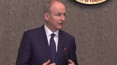 وزير الخارجية الأيرلندي: مصر تعمل منذ سنوات لوقف العنف في المنطقة (فيديو)