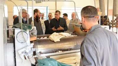 وزير الدولة للإنتاج الحربي في زيارة مفاجئة لشركة 