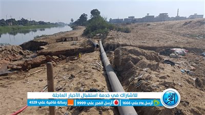 الانتهاء من أعمال إصلاح خط مياه شرب الدريسة بالإسماعيلية