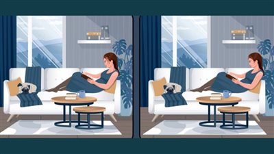 لغز أوجد 5 اختلافات بين الصورتين للاذكياء فقط