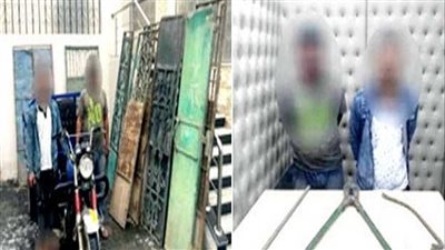 عصابة سرقة أبواب المقابر بالدرب الأحمر: نفذنا 6 وقائع وبنبيعها خردة