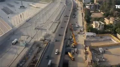 شاهد| تصوير جوي لأعمال تنفيذ المرحلة الأولى من الخط الرابع لمترو الأنفاق