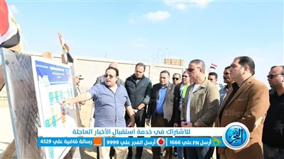 محافظ الفيوم يتفقد مشروعات الصرف الصحي بقريتى أبو ديهوم والحجر بأطسا