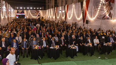 الشباب أبرز الحضور..حماسة شبابية خلال مؤتمر التحالف الوطني لدعم السيسي ببورسعيد